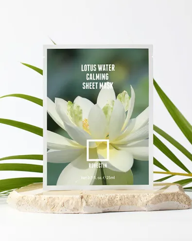 Rovectin Clean Lotus Water Calming Sheet Mask