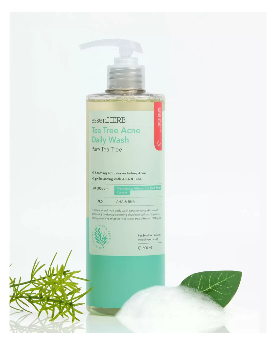 Tea tree acne daily wash