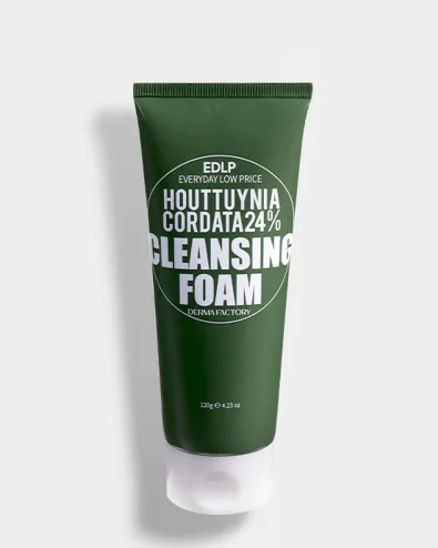 Derma Factory Houttuynia Cordata 24% Cleansing Foam