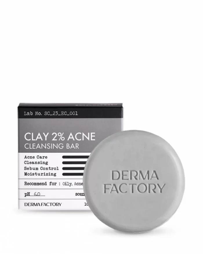 Clay 2% Acne Cleansing Bar