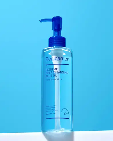 Real Barrier Extreme Deep Cleansing Blue Oil