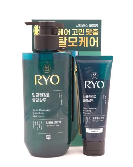 Deep Cleansing & Cooling Shampoo Set