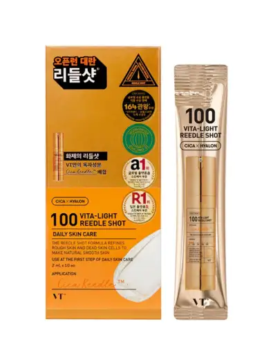 VT Cosmetics Vita-Light Reedle Shot 100 Stick Pouch