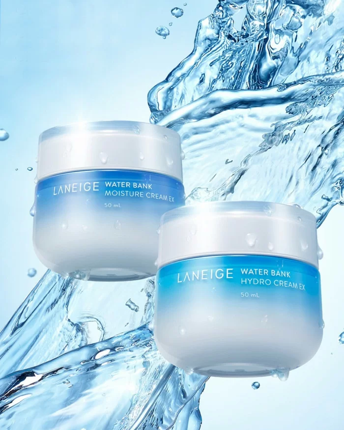 Laneige water bank. Laneige Water Bank Hydro Cream. Laneige Water Bank Moisture Cream крем для лица.